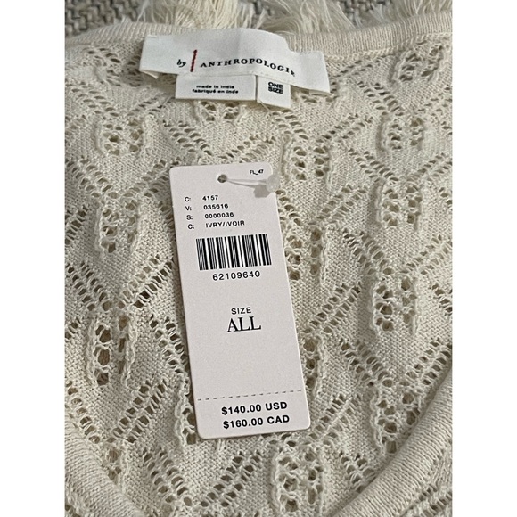 Anthropologie Pointelle Caftan NWT (One Size Fits all) - Picture 12 of 14